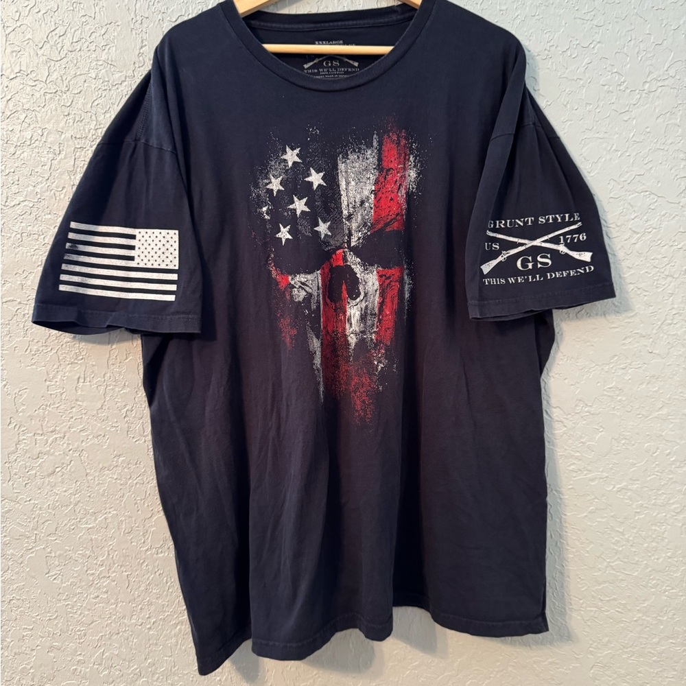 Grunt Style Men's Black Graphic T-Shirt